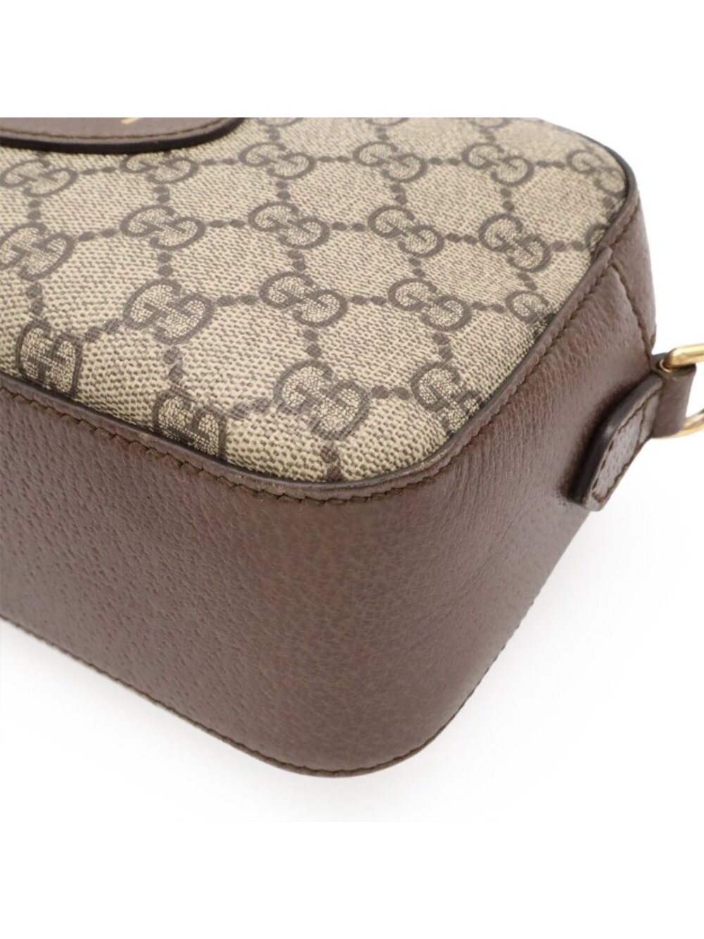 Gucci Neo Vintage GG Supreme Messenger Bag 2-Way Clutch Tiger Head Beige - Picture 3 of 8